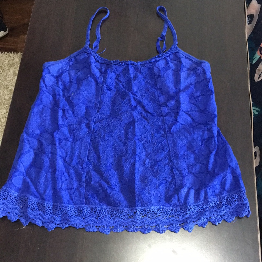 Blue tank top